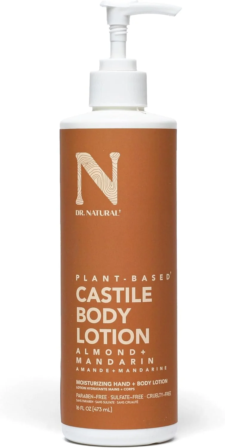 Dr. Natural Dr. Natural Castile Body Lotion - Almond and Mandarin - 473 ml