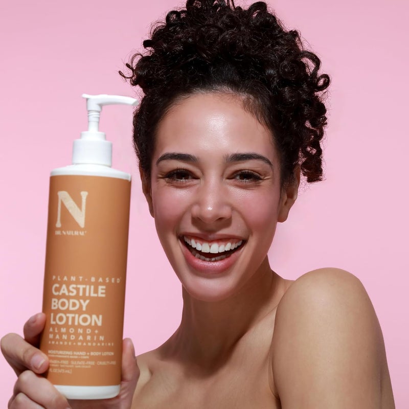 Dr. Natural Castile Body Lotion - Almond and Mandarin - 473 ml - Image 5