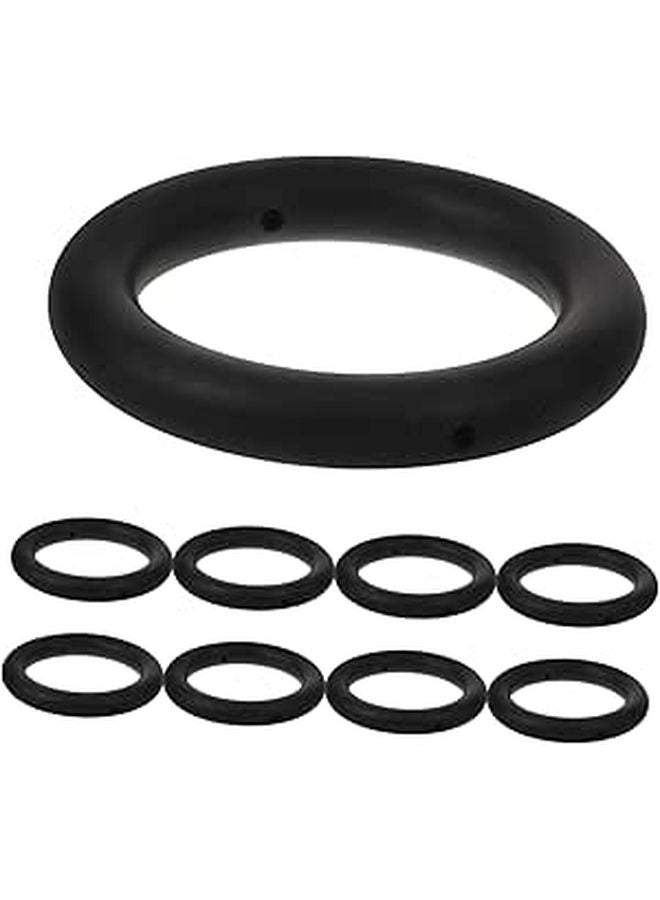 9 Pcs Colored Silicone Rings For DIY Keychains Bracelets And Crafts Accessories - Image 1