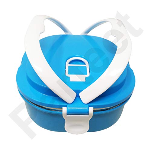 PARTEET Stainless Steel Insulated 2 Grid Lunch Box with Spoon (Assorted Color) Size: 800ML - Image 4