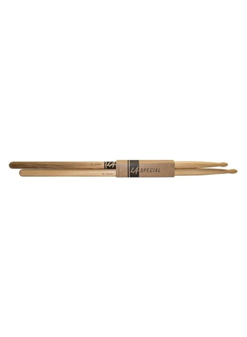 Promark LAU7AW LA Special 7A American Hickory Drumsticks | Oval Wood Tip | Wooden