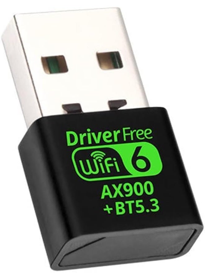 Bluetooth Wireless USB WiFi Adapter, Mini WiFi 6 USB Adapter Dual Band 5GHz ,USB Wireless Adapter for Desktop PC Laptop,Support Windows 11/10/7 - Image 1