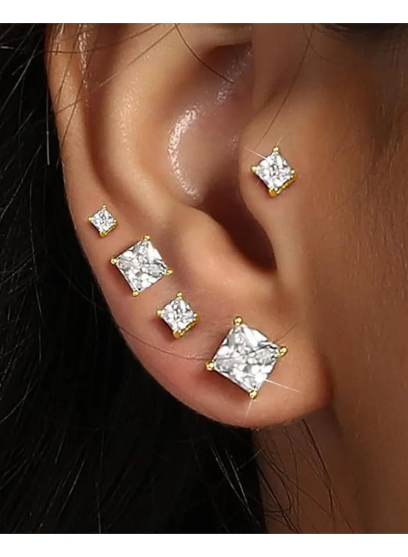 Sosha Elegance Stella Square Studs