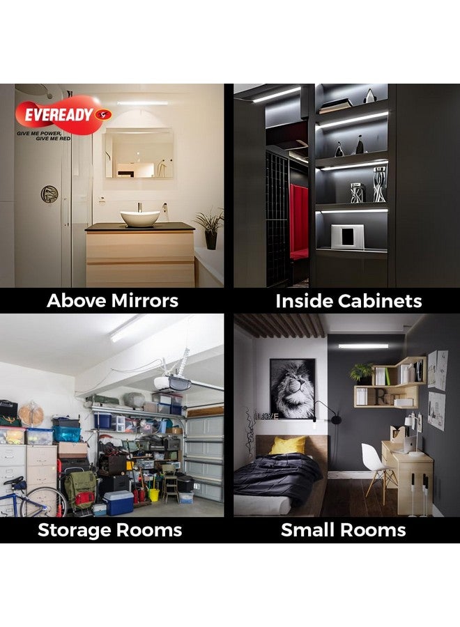 Eveready Eveready 5W LED Batten | Highly Efficient | 100lm/W | Fire Retardant PC Body | Pack of 2 | Lasts Upto 25000 Hours | 4kV Surge Protection | BIS Approved | Made in India | White, Cool Day Light - Image 5