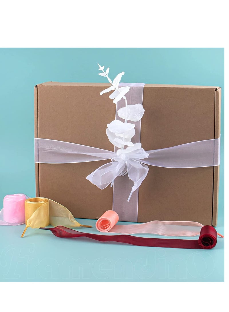 SYOSI Shoe Laces Fashion Satin Shoe Laces Soft Casual Transparent Organza Flat Ribbon Shoelaces for Women Girls Lady Sneaker Shoestrings, Snow Yarn Shoelace, 4-colored,4cm Wide - Image 5