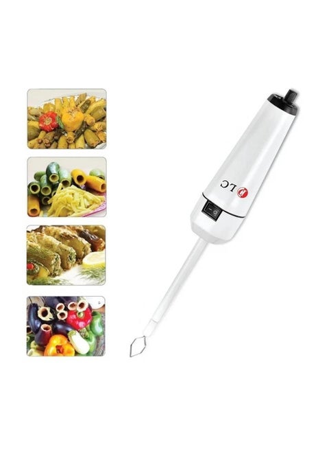 Rapid Automated Electric Zucchini Corer - Innovative kitchen tool for coring zucchini and stuffed vegetables easily and quickly - ideal for saving time and effort in preparing stuffing.