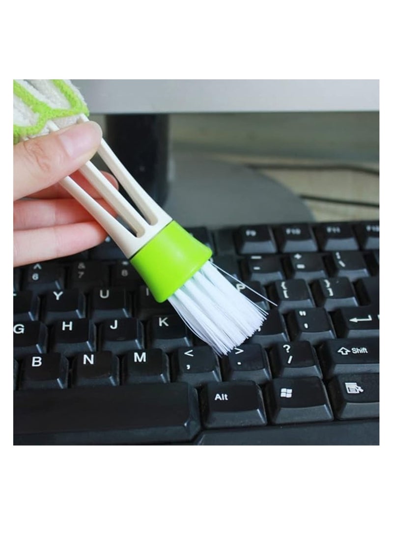 Generic Air Outlet Cleaning Brush Automotive Air Conditioner Brush Double-ended Cleaning Tool Soft Brush Sweeper for Cleaning Air Outlet Shutter Air Conditioner Car Interior - Image 3