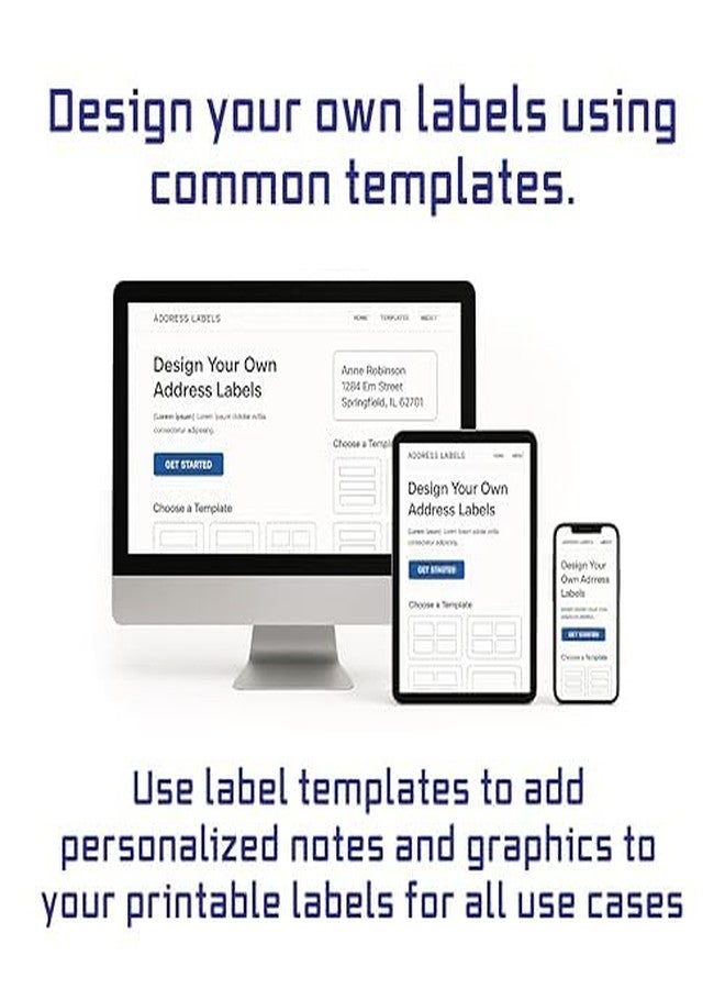 Blank Labels CD/DVD Label Full Face | Qty 20 Disc Labels, 40 Spine | 10 Sheets Total | Matte White Adhesive | Inkjet & Laser Compatible | Memorex Large Core | Easy to Peel | Blank Labels - Image 3