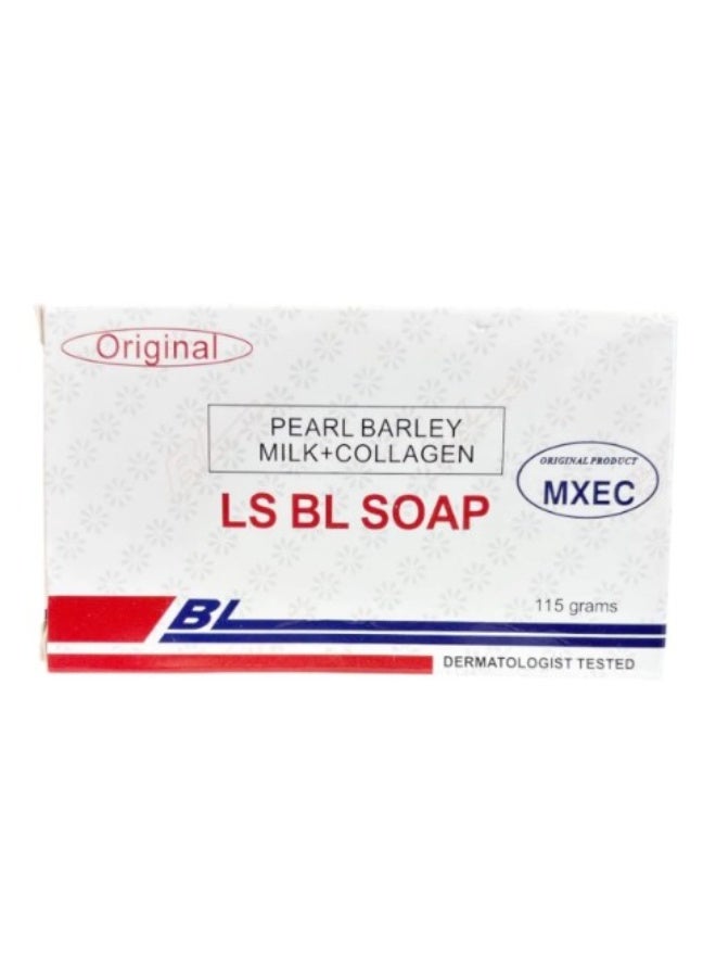 BL Original Pearl Barley Milk + Collagen LS BL Soap 115g | Moisturizing & | Nourishing Cleansing Bar for Soft & Radiant Skin - Image 3