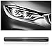 wedfish 12 X 48inch Car Light Tint Film CuttableStretchability Car Headlight Taillight Fog Light Vivid Vinyl Wrap ProtectorNonMarking SelfAdhesive Decals Car Decor Matte Black - Image 2