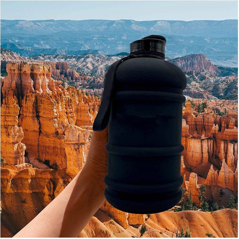 Ostin Big Water Bottle Dishwasher Safe BPA Free Drinking Water 22L Great for Gym Fitness Workout Sports Hiking and More Home Office Men Women Black - Image 1