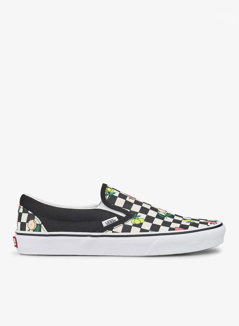 Fruit Checkerboard Classic Slip-On Unisex Shoe