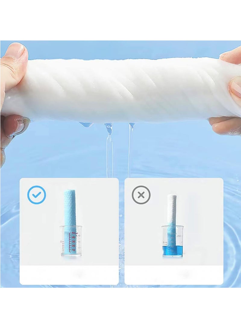 4 Pack Disposable Face Cloths for Washing, 100% Cotton Face Towel Lint Free Makeup Removing Towel, Dry Wet Dual Use, Ultra-Soft, Thicken, Extra Absorbent, for Delicate Skin - Image 5