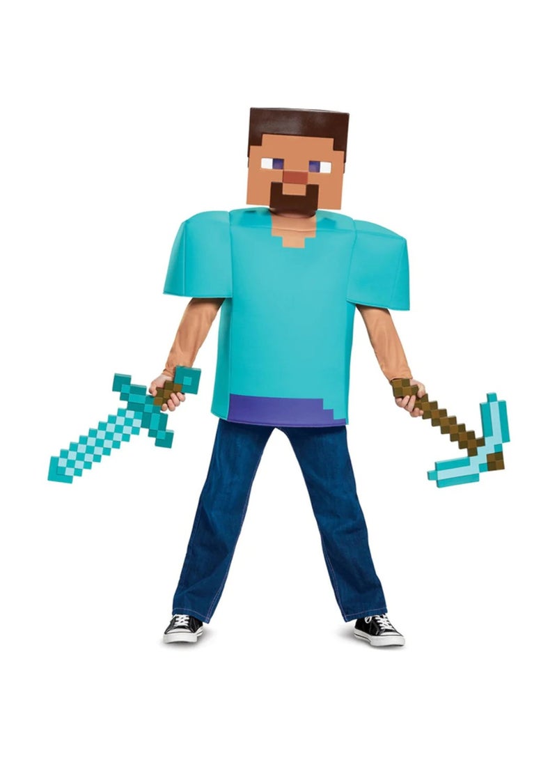 Minecraft Video Game Toy Sword and Pickaxe 2 in 1 Transforming Toy With Sound and Light Effects, Gift for Kids - Image 5