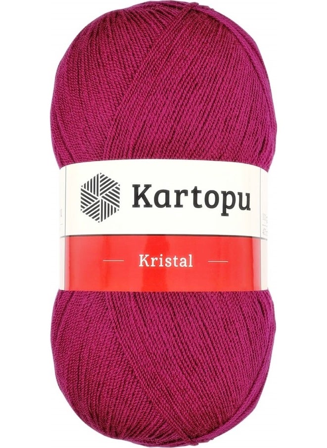 Kartopu Crystal Machine and Fiber Orlonu Yarn 100 gr 