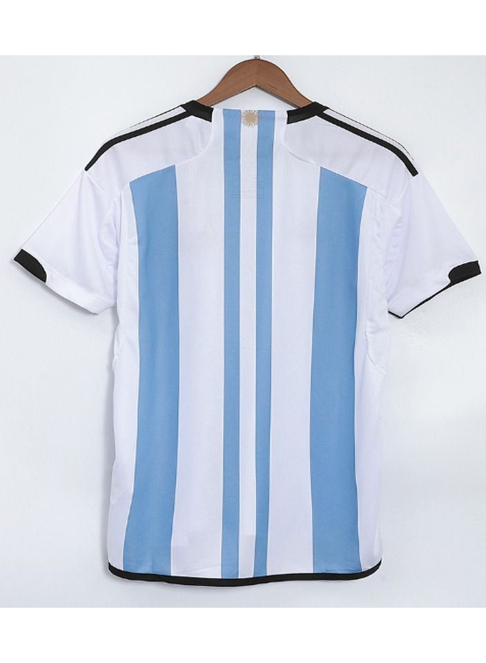 Argentina Three Star Home Jersey Kit 2022 (Jersey+Shorts)-Champion Edition - Image 4