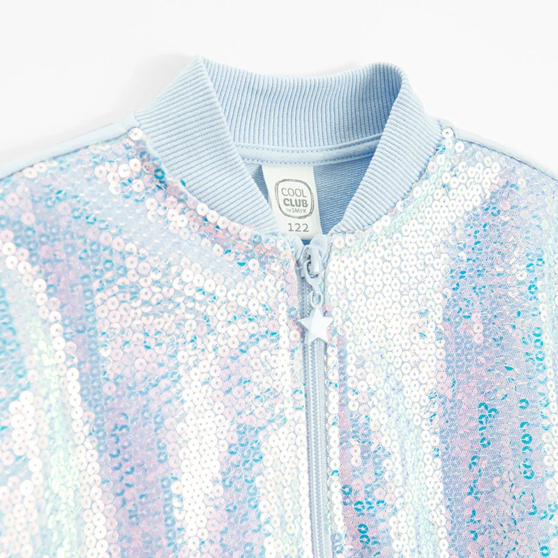 Cool Club by SMYK BLUE COTTON, POLYESTER SWEATSHIRT