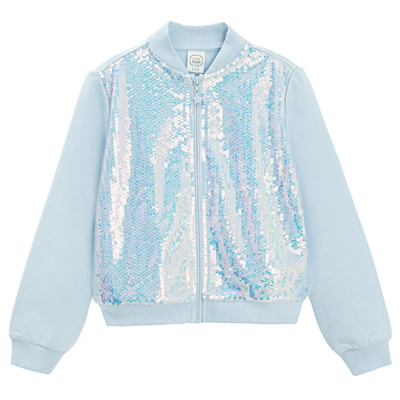 Cool Club BLUE COTTON, POLYESTER SWEATSHIRT