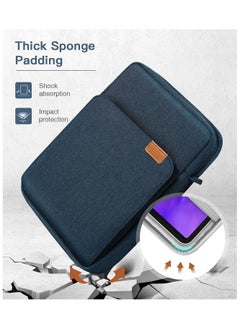 Joyelink 9-11 Inch Tablet Sleeve Bag,  Fits for iPad air 5 10.9" 2022, iPad Pro 11 M2 2022-2018, iPad 10th 10.9, Air 4 10.9, Tab S8 2022, Handle Carrying Case with Shoulder Strap, Dark Blue  - Image 2