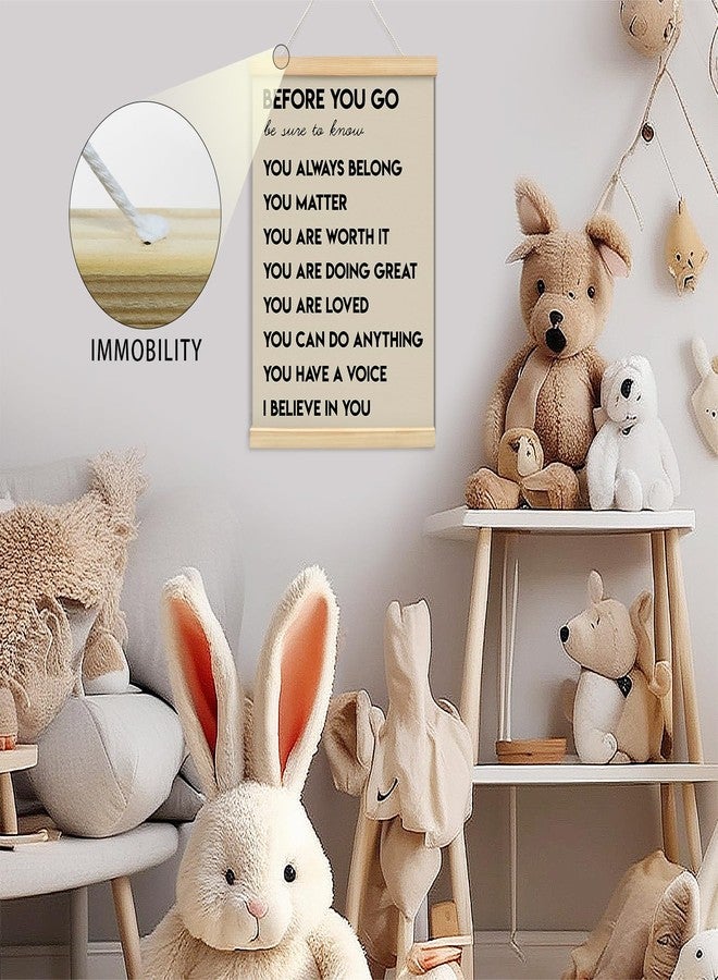 foedor Mental Health Positive Affirmations Inspirational Wall Art Decor, Therapist Calming Teacher Nurse Wall Art for Office, Door Decor for Office Classroom Kids Teen Room Playroom, Wood Posters 12x16 In - Image 5
