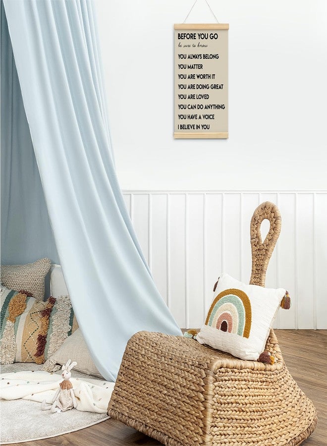 foedor Mental Health Positive Affirmations Inspirational Wall Art Decor, Therapist Calming Teacher Nurse Wall Art for Office, Door Decor for Office Classroom Kids Teen Room Playroom, Wood Posters 12x16 In - Image 2