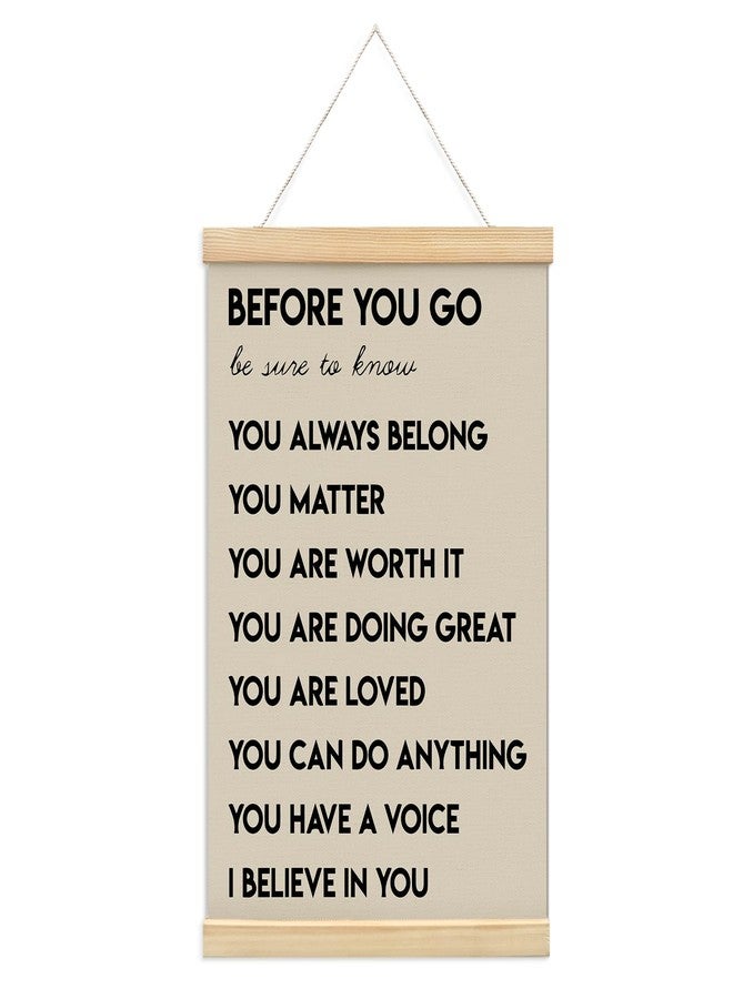 foedor Mental Health Positive Affirmations Inspirational Wall Art Decor, Therapist Calming Teacher Nurse Wall Art for Office, Door Decor for Office Classroom Kids Teen Room Playroom, Wood Posters 12x16 In - Image 1
