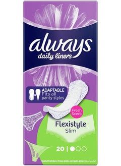 Always Daily Liners Multiform Pantyliners With Fresh Scent Normal 20pcs