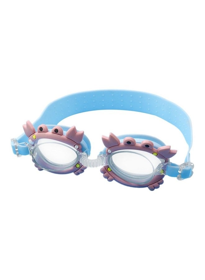 Beauenty Kids Crab Anti Fog Swimming Goggles, PC Lens Soft Silicagel Adjustable Straps Swim Goggles, Flexible Nose Bridge Design UV Wave Goggles - Image 1