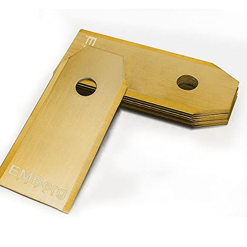 EMBergSupply EMBerg Monster XL Blades (18 Pack) for Automower Models as Well as Gardena and McCulloch Robotic Lawnmowers. (Titanium) - Image 3