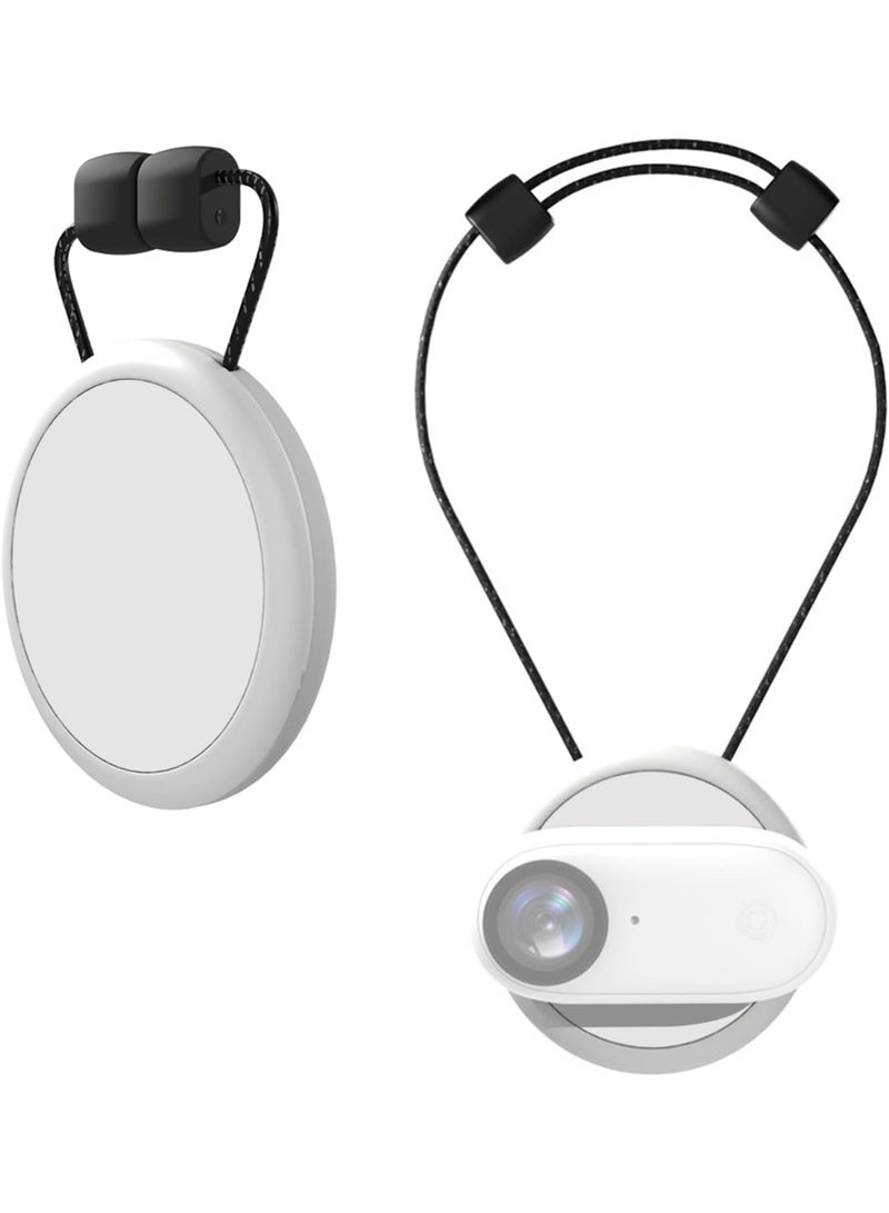 Magnet Pendant for Insta360 GO 3S/GO 3 Action Camera,Magnetic Holder with Quick Release Neck Strap as for Insta360 GO3S Accessories for Photography (White) - Image 1