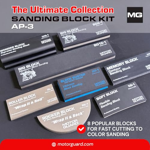 Motor Guard - 8Pc Sanding Block Assortment (AP-3), One Size - Image 2