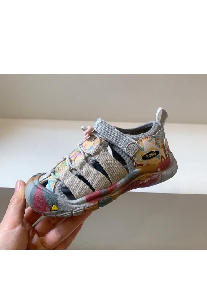 Summer Children's Shoes, Toe Cap Sandals, Outdoor Shoes - Image 4