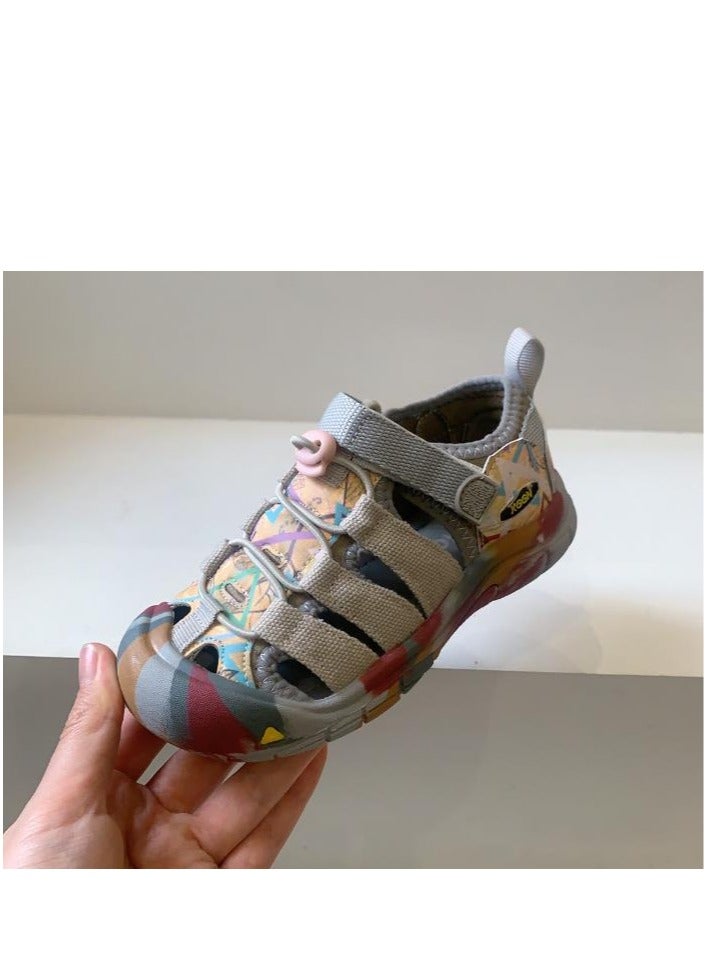 Summer Children's Shoes, Toe Cap Sandals, Outdoor Shoes - Image 3