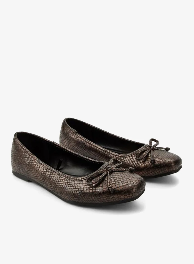 Flora Bella By Shoexpress BRONZE Flora Bella Women Slip-On Ballerina Shoes for Women | Best Price UAE