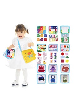 Toddler Quiet Book, Sensory Busy Board with 3D Activities, Engaging Learning Toy for Real-Life Skills, Perfect for Airplane Travel and On-the-Go Fun!