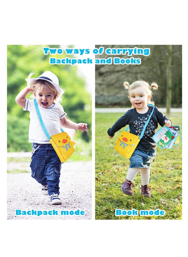Generic - Toddler Quiet Book, Sensory Busy Board with 3D Activities, Engaging Learning Toy for Real-Life Skills, Perfect for Airplane Travel and On-the-Go Fun! - Image 1