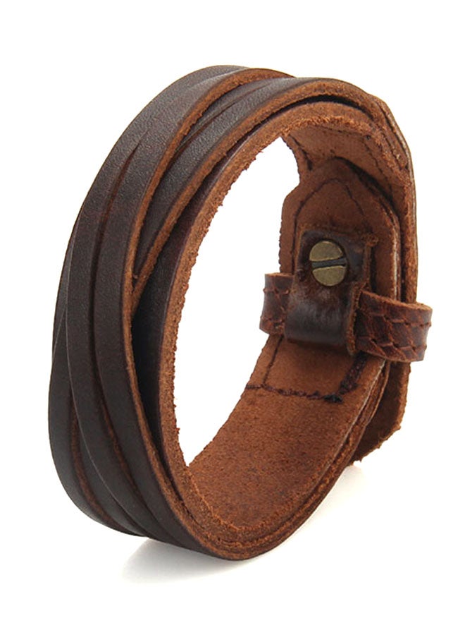 Sharpdo Leather Buckle Bracelet - Image 2