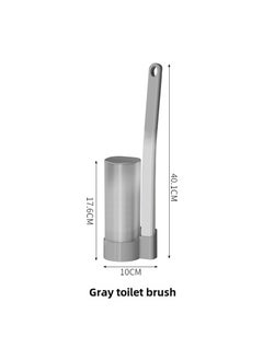 Disposable Toilet Brush Sponge Heads Set Gray toilet brush