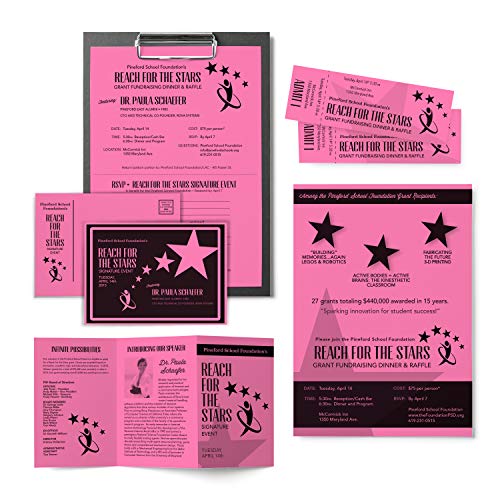 Astrobrights Mega Collection, Colored Cardstock, Neon Pink, 320 Sheets, 65 lb/176 gsm, 8.5" x 11" - MORE SHEETS! (91681) - Image 3