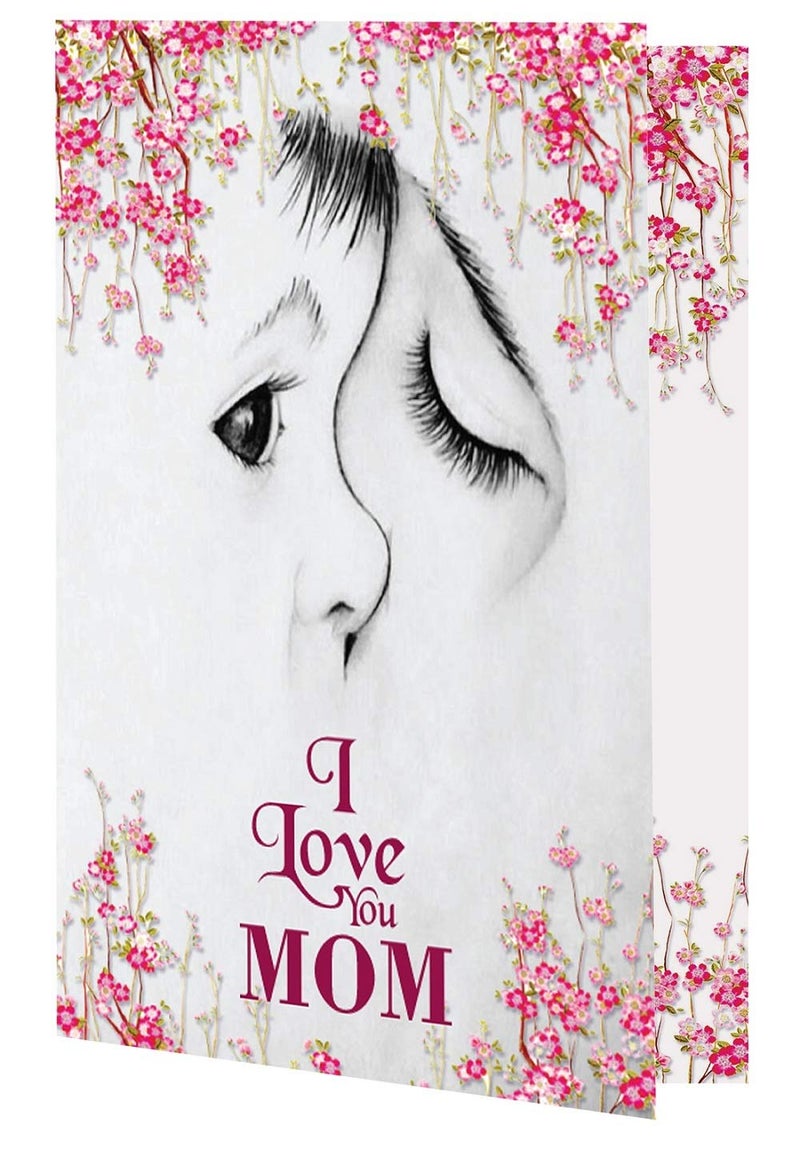 ME  YOU ME & YOU Greeting Card for Mom on Mother's Day and her Birthday, I Love Mom Greeting Card | Card for Mother | Greeting Card for Mom (Multicolor) - Image 5
