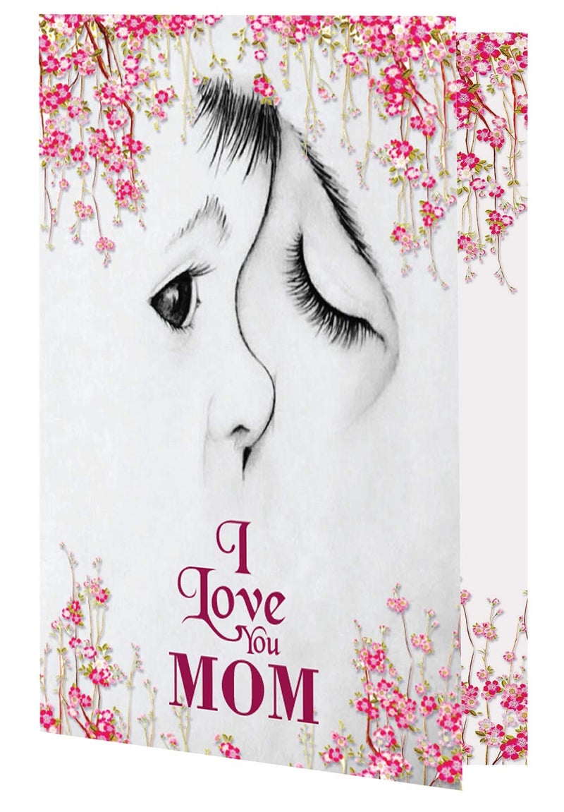 ME  YOU ME & YOU Greeting Card for Mom on Mother's Day and her Birthday, I Love Mom Greeting Card | Card for Mother | Greeting Card for Mom (Multicolor) - Image 1