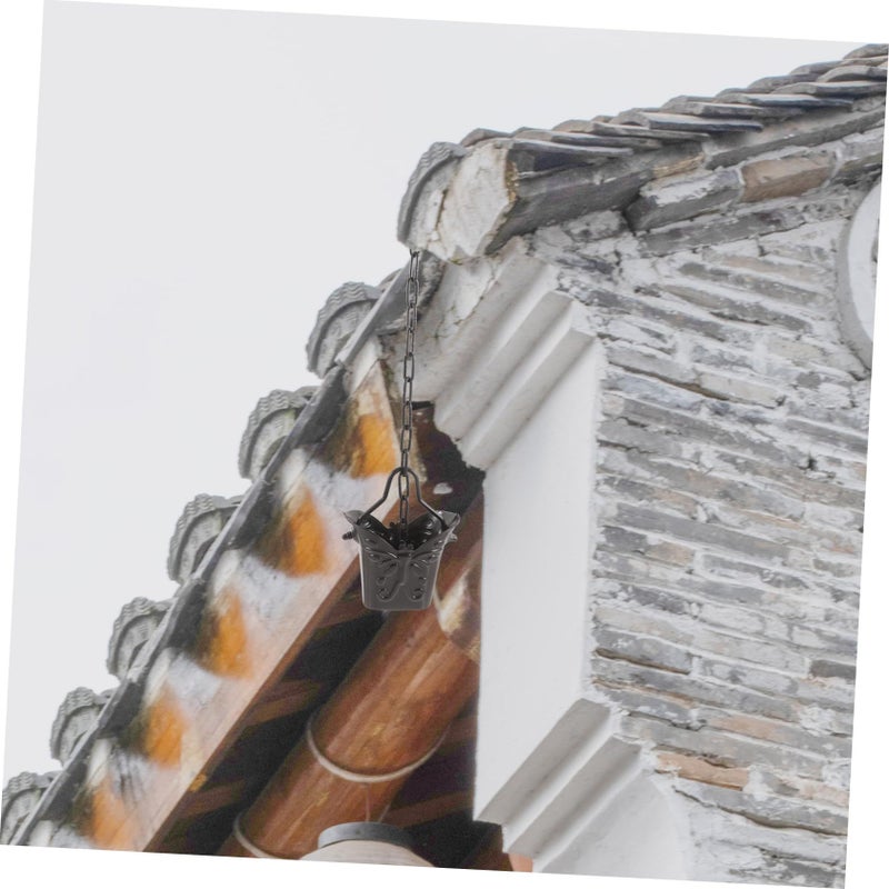 Butterfly Shape Rain Chain Cup Gutter Diverter For Outdoor Garden Patio Decoration - Image 2