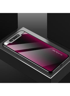 Zaboon Case For Galaxy A80 / A90 Texture Gradient Glass Protective Case  - Image 2