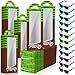 Mootycapa 24 Pcs Pixel Party Favors Pixelated Theme Gift Boxes Pixel Sunglasses Birthday Party Supplies Classic Colors - Image 3