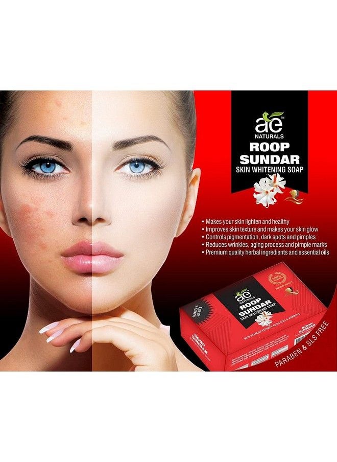 Combo Roop Sundar Soap 100G Pack Of 2 And Roop Sundar Glutta Thione Face Wash 100Ml Improves Your Skin Texture And Gives You New Glow To The Skin