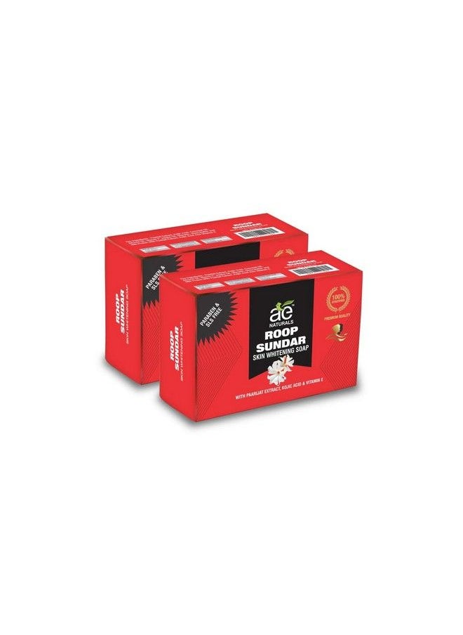 Combo Roop Sundar Soap 100G Pack Of 2 And Roop Sundar Glutta Thione Face Wash 100Ml Improves Your Skin Texture And Gives You New Glow To The Skin