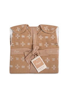 Crane BABY Ezra Wearable Blanket 0 - 9 Months , Muslin Copper Dash  - Image 2