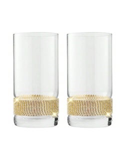 MAAC HOME MAAC Home Modern Muse - Elegant Tall Glass Elegant Durable and Classic design Perfect for Family Everyday Use, and Family Get- Together, Restaurant, Banquet and More (2) 