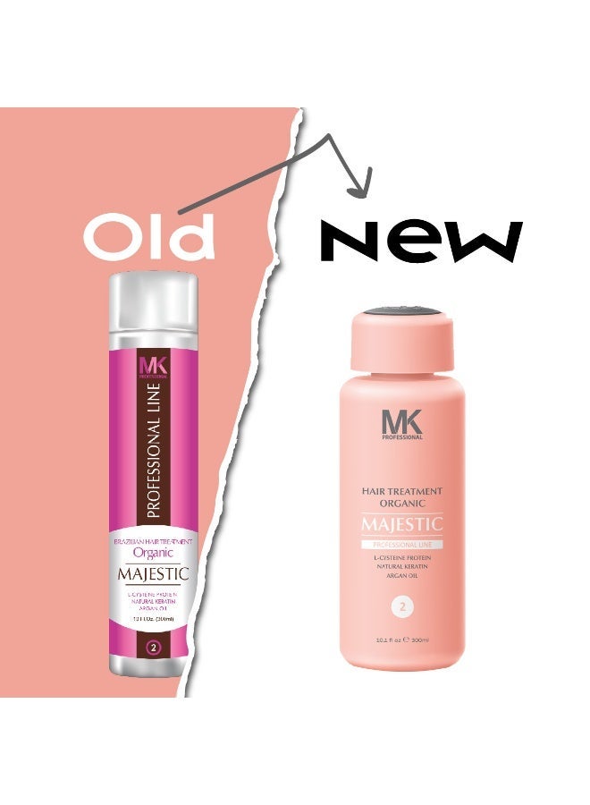 MAJESTIC MK PROFESSIONAL Organic Hair Straightening Therapy 300ml - Image 1