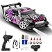 PANKQQ RC Drift Car 116 Scale Drifting RC Cars 24GHz 4WD RC Race Car 40kmh HighSpeed Remote Control Drift Car Vehicle Racing Sport Toy Easter Basket Stuffers Gift for Boys Girls KidsPurple - Image 3